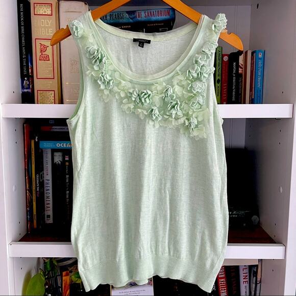 Talbots Mint Green Sleeveless Top Size M - Picture 1 of 3